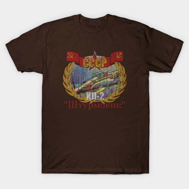 ИЛ-2 Штурмовик IL-2 Shturmovik ww2 plane T-Shirt by vender